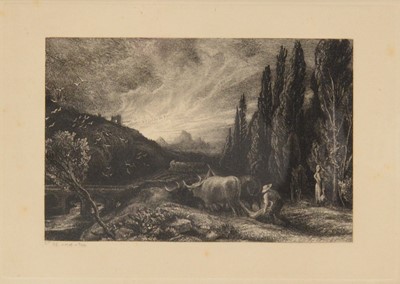 Lot 382 - Samuel Palmer, The Early Ploughman