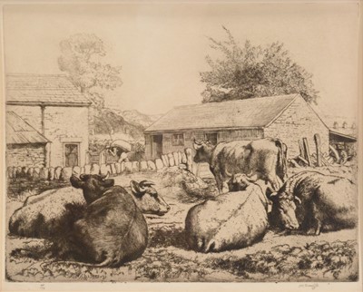 Lot 375 - Charles Frederick Tunnicliffe, The Pasture Gate