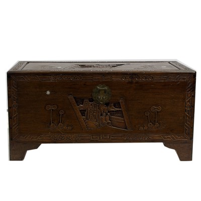 Lot 337 - Camphor wood chest