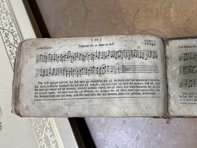 Lot 35 - A rare early edition of John Playford's The Dancing Master, 1698
