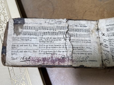 Lot 35 - A rare early edition of John Playford's The Dancing Master, 1698