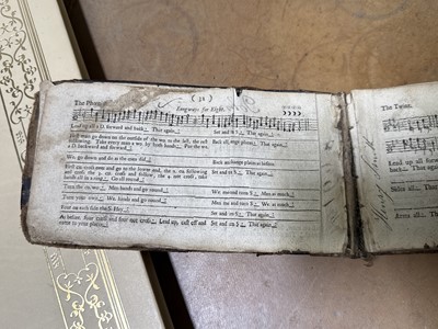 Lot 35 - A rare early edition of John Playford's The Dancing Master, 1698