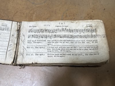 Lot 35 - A rare early edition of John Playford's The Dancing Master, 1698