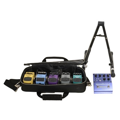 Lot 231 - Pedaltrain pedal board, etc.
