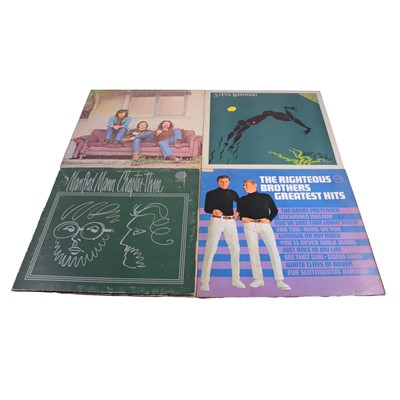 Lot 306 - Box of assorted vinyl LP records - mixed genres