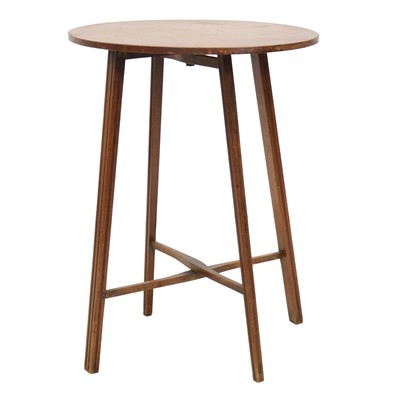 Lot 416 - Mahogany oval-top folding occasional table