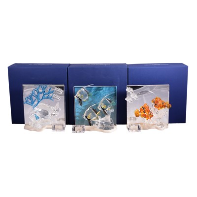 Lot 87 - Swarovski Crystal 'Wonders of the Sea' trilogy
