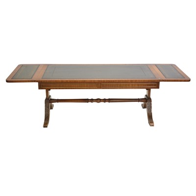 Lot 503 - Reproduction drop-end coffee table, and another reproduction coffee table