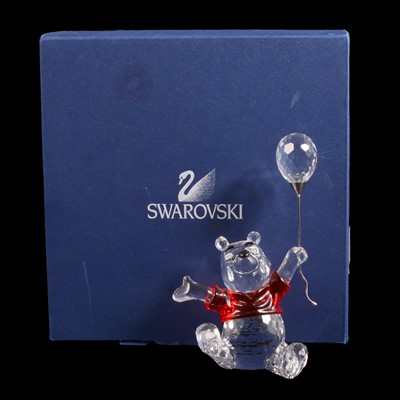 Lot 72 - Swarovski Crystal Winnie the Pooh with balloon #905768