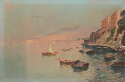 Lot 138 - Oscar Ricciardi (1864-1935), Sorrento, Bay of Naples