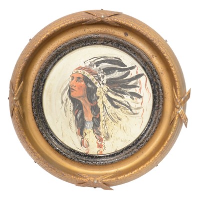 Lot 115 - Gladys Palmer, Native American in Headdress