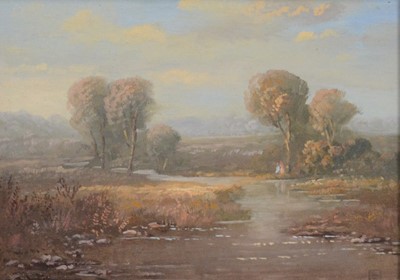 Lot 382 - Spencer Scott (20th century), four small landscapes
