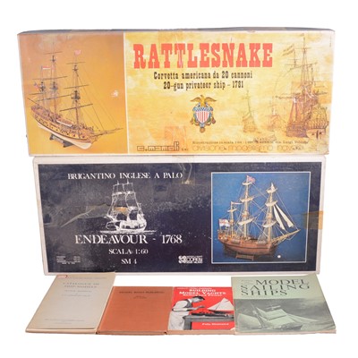 Lot 228 - Two Italian scale model ships - Rattlesnake and Endeavour 1768