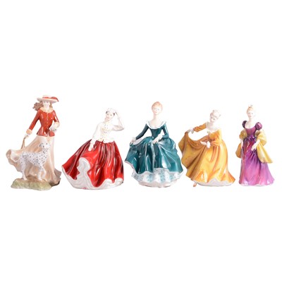 Lot 15 - Collection of ceramic figurines - Royal Doulton and Royal Worcester