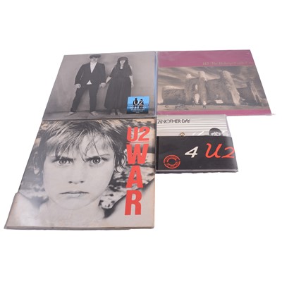 Lot 294 - U2 - six LP vinyl records, and an EP set