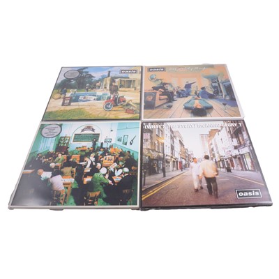 Lot 295 - Oasis - eight LP vinyl records, anniversary reissues