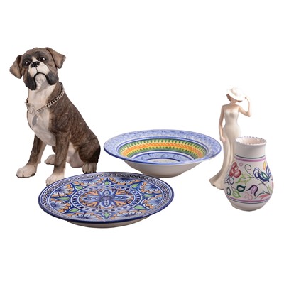 Lot 48 - Two boxes of decorative ceramics