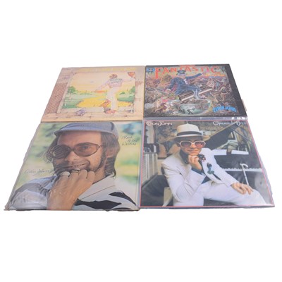 Lot 301 - Elton John - eleven LP vinyl records