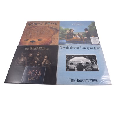 Lot 254 - Crowded House/ Echo & The Bunnymen/ The Beautiful South - fifteen LP vinyl records