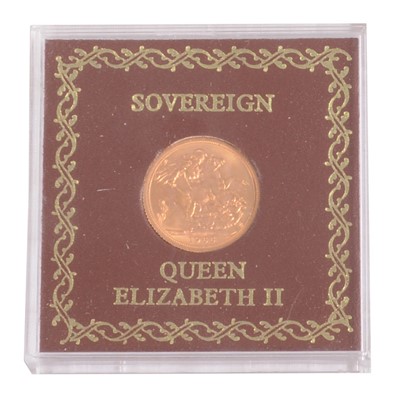 Lot 332A - Gold Full Sovereign Coin, Elizabeth II 1966.