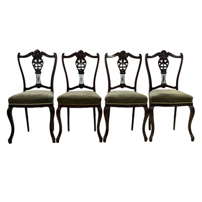 Lot 515 - Victorian mahogany salon suite