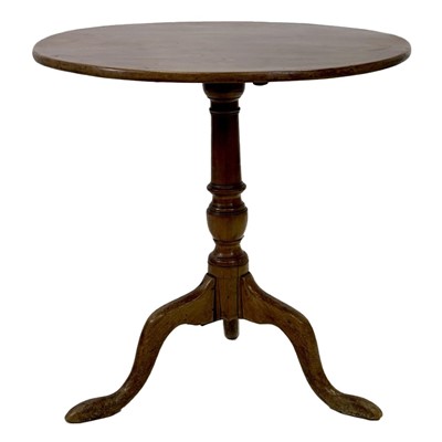 Lot 516 - George III mahogany tripod table