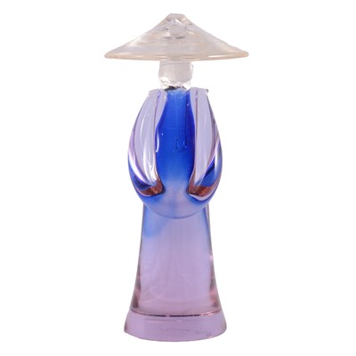 Lot 26 - R Anatra for Murano, Chinese figure, a glass model