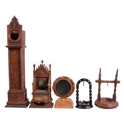 Lot 140 - Quantity of treen watch stands