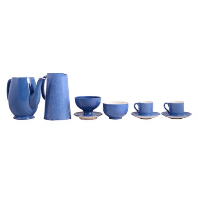 Lot 57 - Moorcroft Powder Blue part coffee set