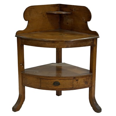 Lot 270 - Victorian mahogany washstand, and mahogany toilet mirror