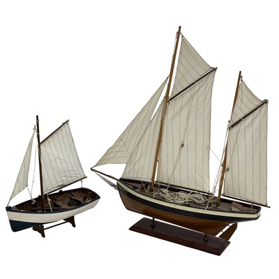 Lot 143 - Two scale model boats