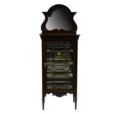 Lot 390 - Victorian mahogany china cabinet