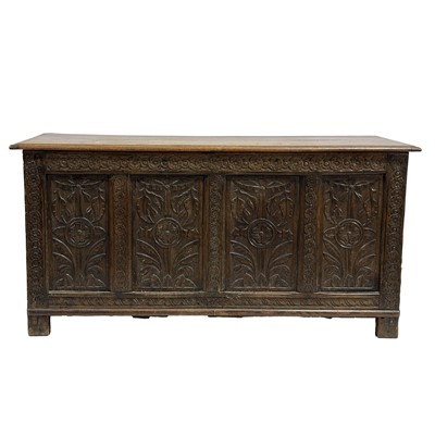Lot 364 - Joined oak coffer