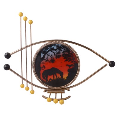 Lot 91 - 1970's decorative lamp