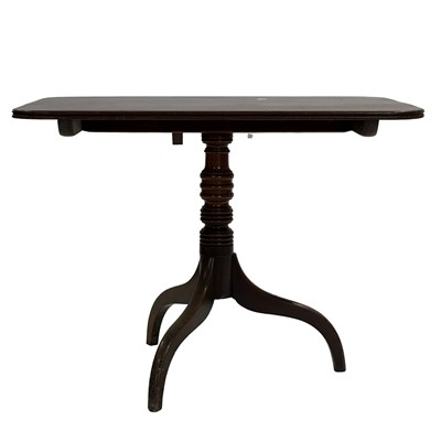 Lot 292 - Early Victorian mahogany tripod table