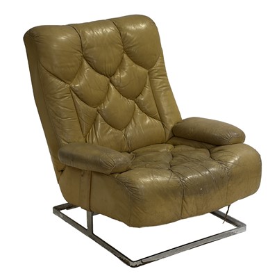 Lot 312 - Tetrad Nucleus leather armchair, circa 1970s