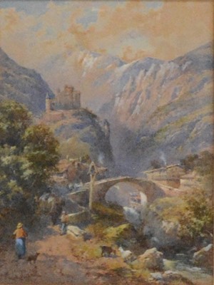 Lot 278 - Charles Rowbotham, Landeck, an Alpine pass