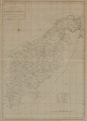 Lot 286 - Three antique maps of Northamptonshire