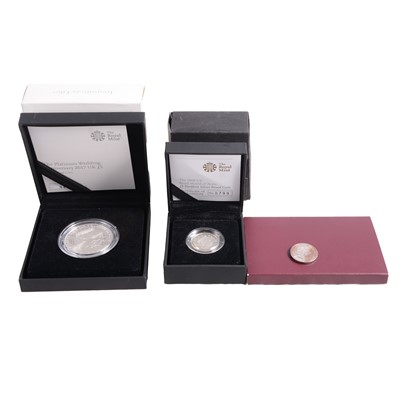 Lot 155 - Three silver coins.