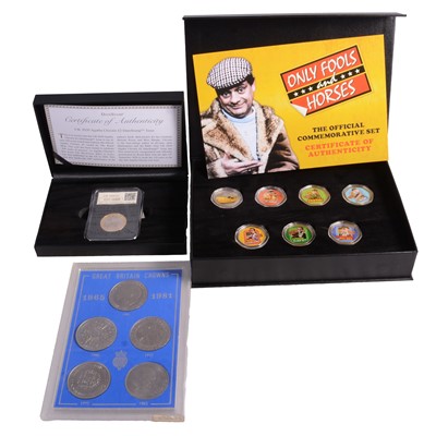 Lot 162 - Collection of commemorative coins.