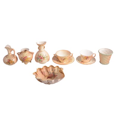 Lot 69 - Collection of Royal Worcester blush ivory ware