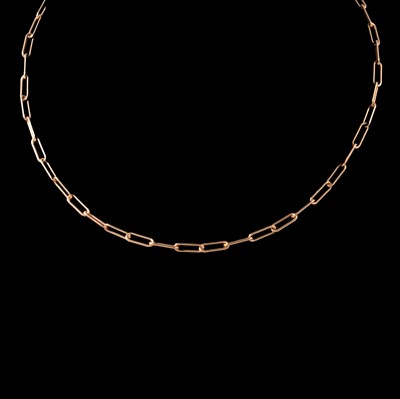 Lot 227 - Two 9 carat yellow gold chain necklaces.