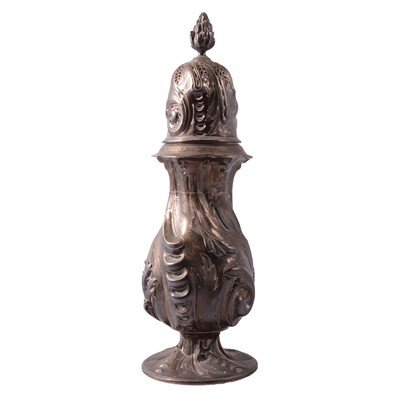 Lot 84 - Massive Victorian silver caster