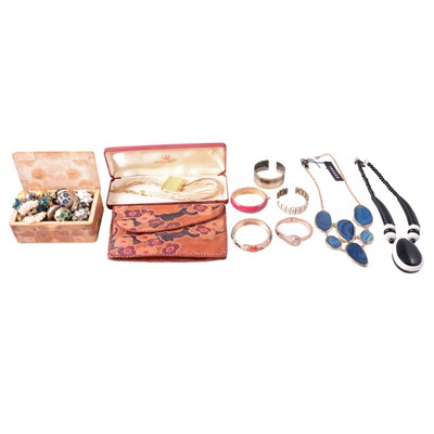 Lot 461 - A collection of costume jewellery.
