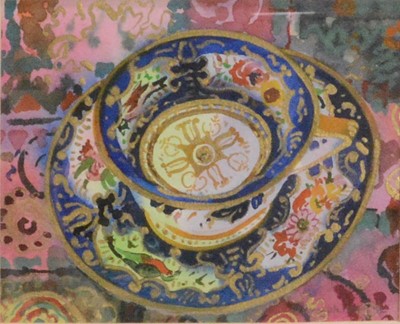 Lot 241 - Joan Roobottom, Still life; and four other original artworks