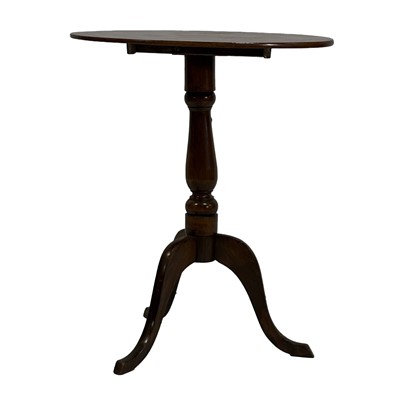Lot 396 - Stained wood tripod table