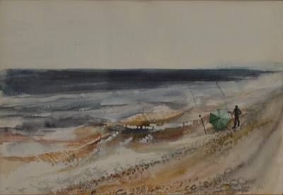 Lot 238 - Macfarlane Widdup, Cley-next-the-Sea; and four other watercolours