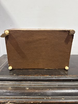 Lot 46 - Regency tortoiseshell workbox