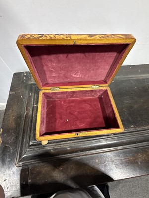 Lot 46 - Regency tortoiseshell workbox