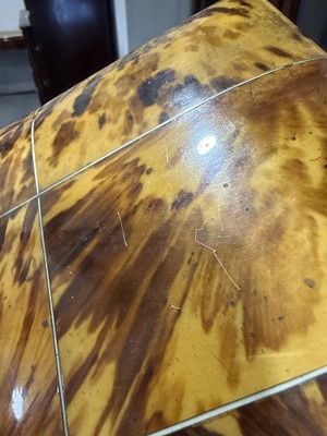 Lot 46 - Regency tortoiseshell workbox